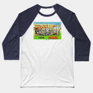 Danbury Fair Postcard Baseball T-Shirt